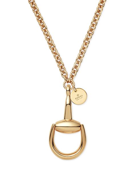 gucci horsebit necklace jewelry.